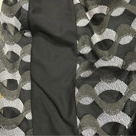 Reiss dress, size 12, black/silver, bodycon, designer, holidays, wedding guest - Picture 11 of 14